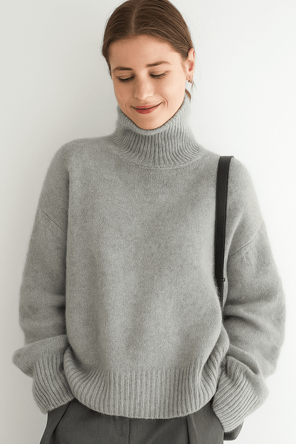 Liliana | Oversize rolák ve slonovinové