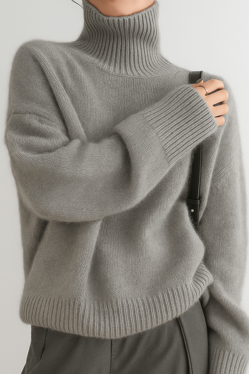 Liliana | Oversize rolák ve slonovinové