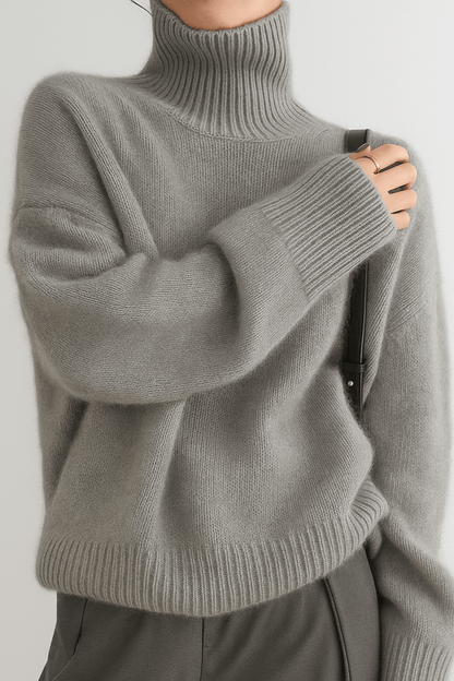 Liliana | Oversize rolák ve slonovinové