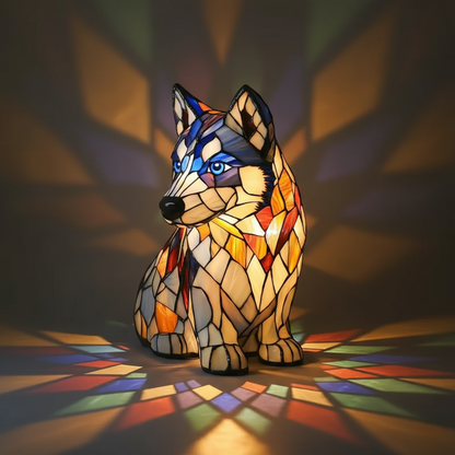 Sedící husky