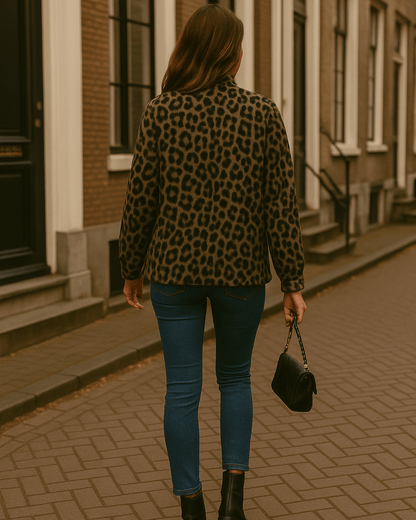 Leona | Bomber s leopardím vzorem