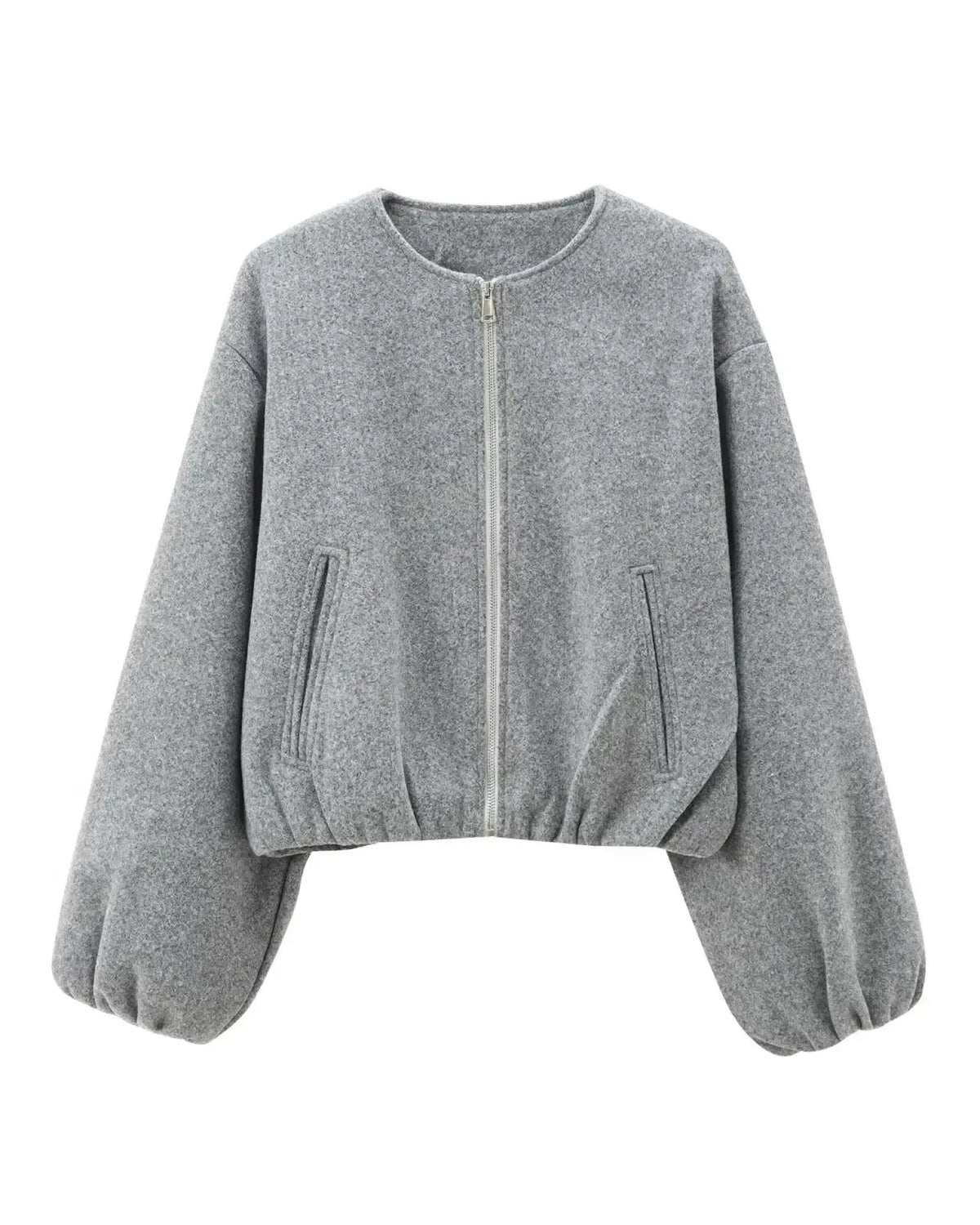 Magda | Krátký šedý bomber