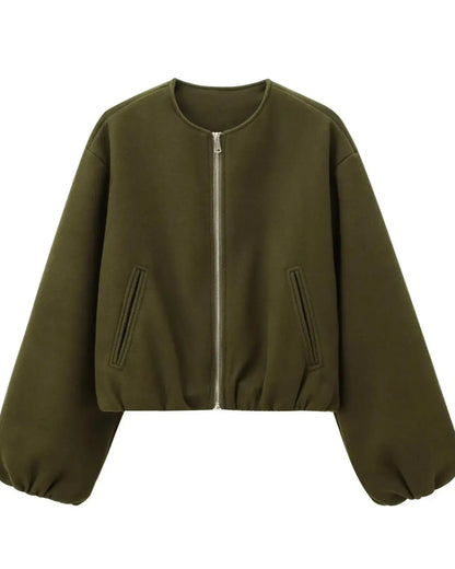 Magda | Krátký šedý bomber