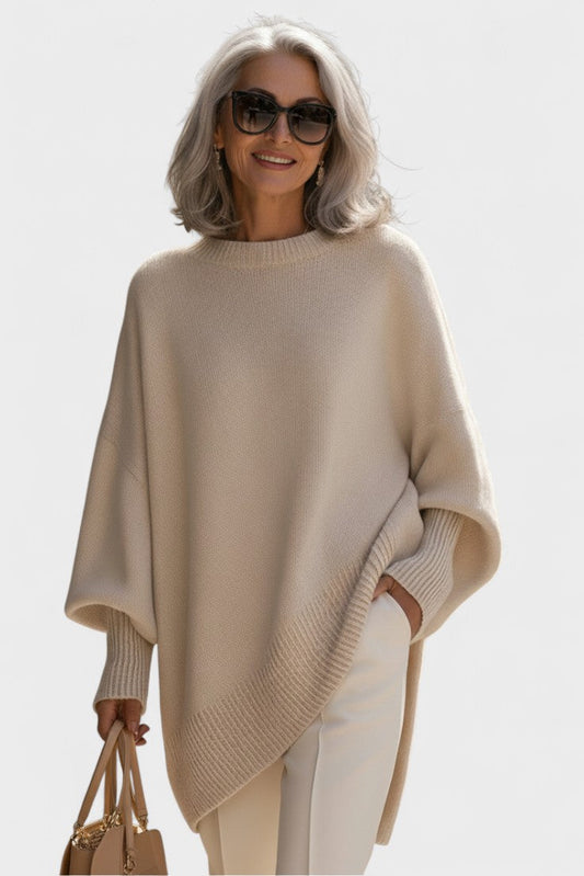 Eva | Béžový oversize svetr