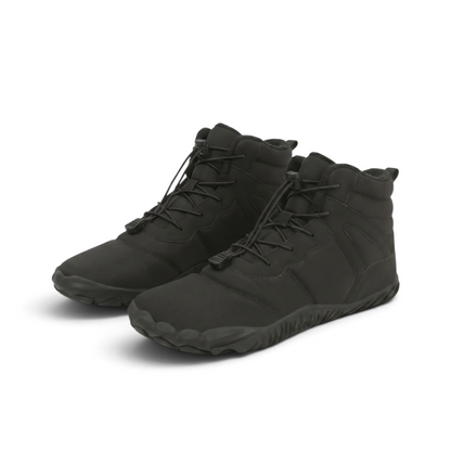 Ema | Krémové zateplené barefoot boty na zimu