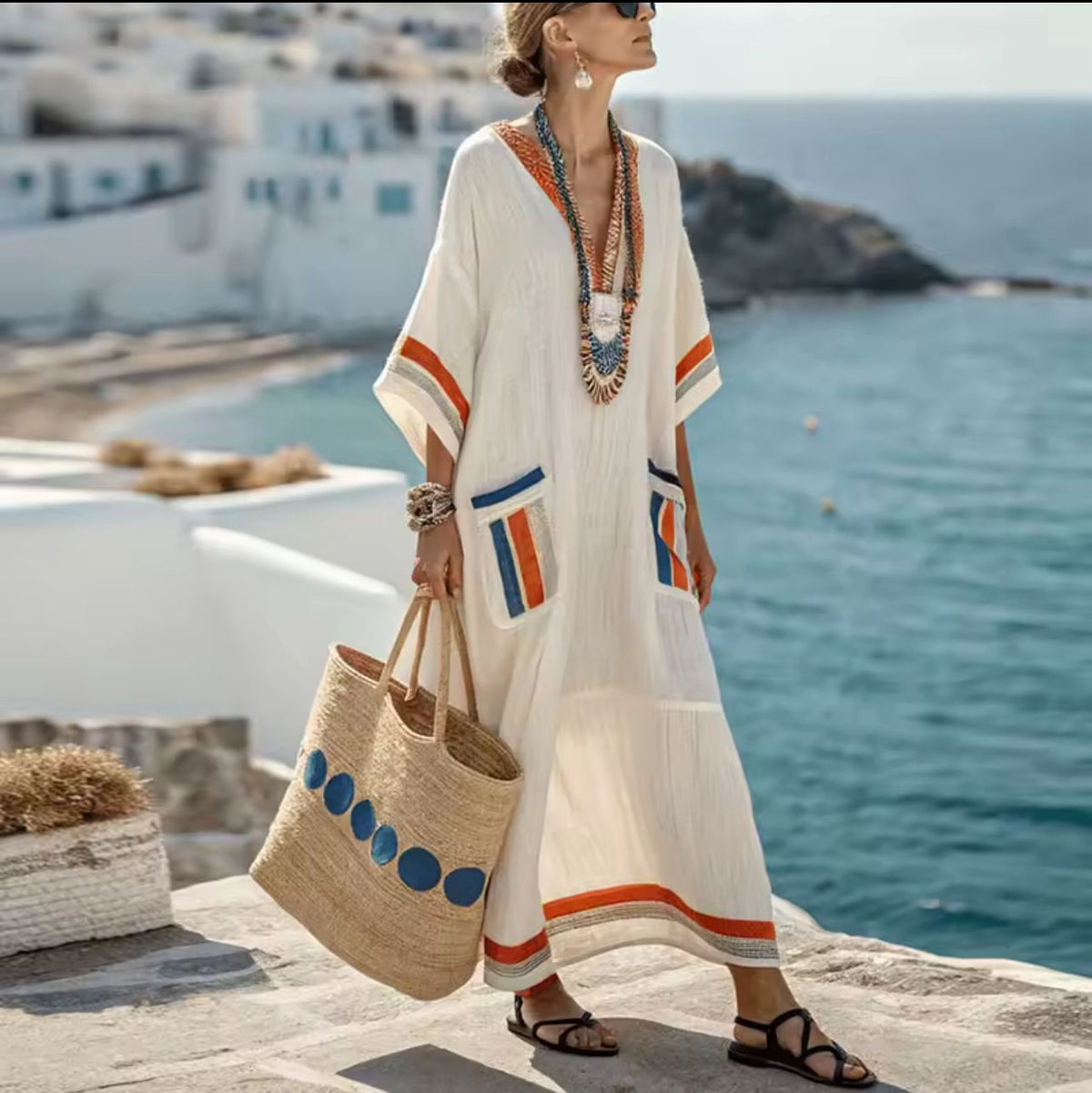 Hana Lněné šaty v osmi barvách